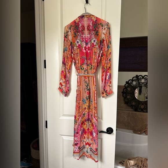 Aratta Floral Multicolor Kimono Goddess Dress - Picture 8 of 16